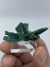 Fibrous Chatoyant Malachite Specimen - DRC -  picture