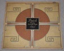 Vintage 1931 Buick DeLuxe Straight Eight Car Brochure Advertising picture