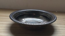 Vintage 1940s F. B. Rogers Silver Plate Candy Nut Dish Shallow Bowl 6.5