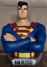 Superman Bust Warner Bros Studio 1999 In Original Box picture