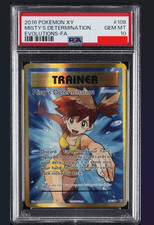 2016 POKEMON XY EVOLUTIONS #108 FULL ART/MISTY'S DETERMINATION PSA 10 #2 picture
