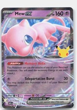 Mew ex Holo Double Rare ME: 30th Celebration 066/128 NM picture