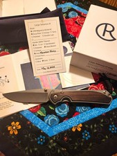 Chris Reeve Knives Large Sebenza 31 Macassar Ebony Inlay MagnaCut Drop Point picture