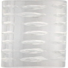 Hollow Quartz Pillar with Holes (Single) | 6X28Mm with 4Mm Hollow Center and Fla picture