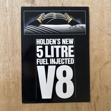 New Original 1989 Holden 5 Litre Fuel Injected V8 Sales Brochure 6 Page VN SS picture
