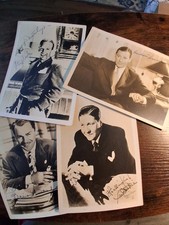 Vintage 1940s HOLLYWOOD ACTORS Autograph Lot 4 Brian Donlevy Herbert Marshall picture