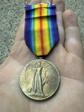 Original WW1 British Victory Medal Named To Sepoy 67th Punjabi Regiment picture