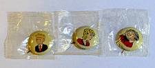 Vint 1940s Kelloggs PEP Cereal Pin Pinback Button Lot Blondie Junior Fritz picture
