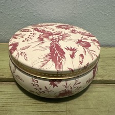 Vintage Avon Tin W/ Lid Floral Potpourri Natural Blend Avon New York Powder Can picture