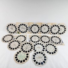 Vtg View Master Reels Lot Of 17 Mixed Reels Flowers, Travel, Careers, Stories picture