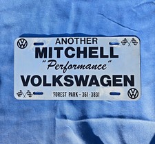 Vintage 1970s performance Volkswagon Dealer Tag painted letters Georgia  picture