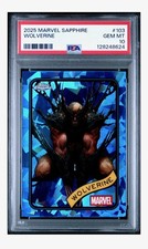 2025 Topps Chrome Marvel Sapphire Wolverine #103 PSA 10 GEM MINT picture