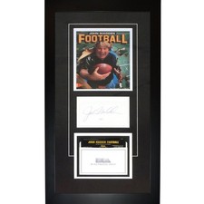 John Madden Autographed Oakland Raiders Deluxe Framed piece with Original John M picture