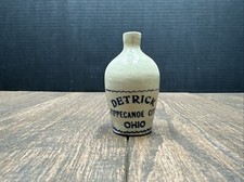 Vintage Mini Liquor Jug DETRICK OHIO TIPPECANOE CITY  picture