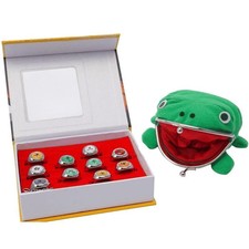 Anime Akatsuki Rings 10pcs Cosplay Collection Frog Wallet Ninja adjustable Ring picture