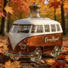 Bus Shaped Whiskey Empty Bottle Glass Bottle Decanter Decoration Sparkling Wine picture