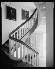 Photo:Winston-Salem North Carolina Salem College Spiral Staircase 1938 picture