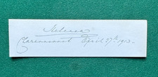 Antique Royal Signature Princess Helena Schleswig-Holstein Claremont 1913 picture