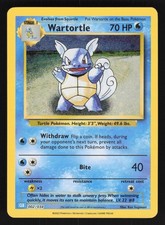 English NM Wartortle 002/034 CL Holofoil Pokemon Trading Card Game Classic picture
