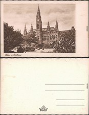Postcard Vienna Vienna City Hall 1929 picture