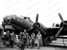 8x10 Print Pictured 381st Returning Frankfort Germany 1944 B-17 Bomber #AIR47 picture