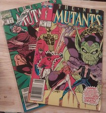 The New Mutants #92 & 93 (Marvel Aug & Sept 1990)  Liefeld McFarlane covers picture