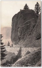 Vintage Real Photo Postcard Bishop's Cap Columbia Highway Oregon RPPC picture