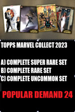 ⭐TOPPS MARVEL COLLECT POPULAR DEMAND 24 COMPLETE SUPER RARE/ RARE/ UC SETS⭐ picture