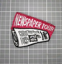 Newspaper Tour Visit Patch Badge Girl & Boys Scouts Cub Fun Patch 2