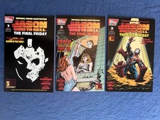 Jason Goes To Hell: The Final Friday Topps Comic Book set 1 2 3 Glow-In-Dark #1 picture