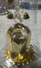 Vintage Plastic Christmas Bell 5 1/2” Ornament Spinner. Resl  Lenz picture
