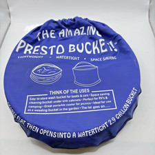 AMAZING PRESTO BUCKET  Collapsible Lightweight Water Tight  Space Saving picture