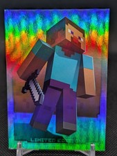 2020-2021 Panini Minecraft Adventure Steve Limited Edition Holo EDL03 ED3 picture