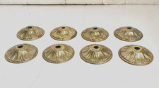 Vintage Stamped Metal Cap Spacer Table Lamp Shade Ceiling Light Victorian Gold picture