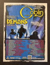 GOBLIN Dario Argento's Demons live score Tour Date~ Magazine Print/Promo Ad 2023 picture