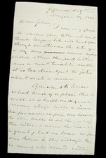 CIVIL WAR JEFFERSON CITY MISSOURI 1860 LETTER GENERAL ALEXANDER S DIVEN picture