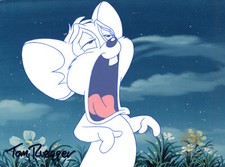 Tiny Toons Adventure-Original Cel Signed Tom Ruegger-Li'l Sneezer-Night Ghoulery picture