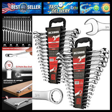SAE Metric Combination Wrench Set 30-piece Metric Standard Wrench Set with Organ picture