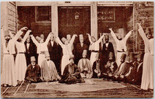 Turkey Istanbul 1905 Constantinople Derviches Tourneurs Mevlevi Sufi Postcard picture