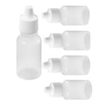 Dropper Bottles US 5pcs 30ml Empty Plastic Squeezable Eye Liquid Clear picture
