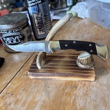 Vintage Buck 112 Ranger Finger Groove 1988 USA Knife No Sheath picture