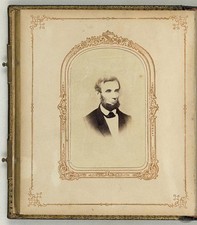 Photo:Abraham Lincoln Portrait Carte de Visite c1860s Albumen Print picture