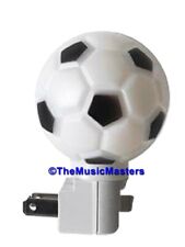 Soccer Ball Night Light Kids Sports Wall Outlet Plug-In Nightlight On/Off Switch picture