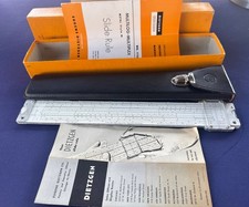 Vintage DIETZGEN 1738 Slide Rule MultiLog - Multiplex Metal Style M 1954 Germany picture