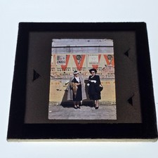 1948 Italy Election Vota Garibaldi Posters Two Women Original Color 35mm Slide picture