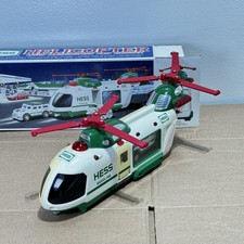 2001 Hess Helicopter with Motorcycle & Cruiser - Pre-Owned/Untested picture