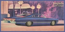 1967 Chevrolet Impala Sport Coupe NEW Metal Sign 18x36