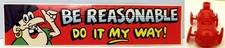 CAPTAIN CRUNCH CEREAL PREMIUM LOT Vintg JEAN LAFOOTE BUMPER STICKER, Balloon CAR picture