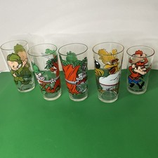 Vintage Pepsi Collector Series Glasses Lot 5 Looney Tunes  1973 picture