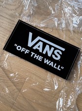 Brand New Vans Off The Wall Acrylic Store logo Sign 10x5 Black Clear picture